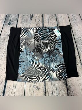 Y2K Leopard Zebra Snake Animal-Print Low Rise Mini Skirt Lightweight Stretchy 2X